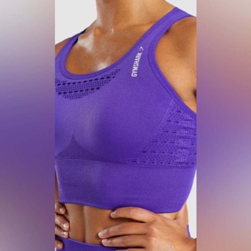 Gymshark Women's Energy Sport Crop Top Size S - Picture 1 of 6